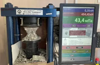 Методы испытания бетона